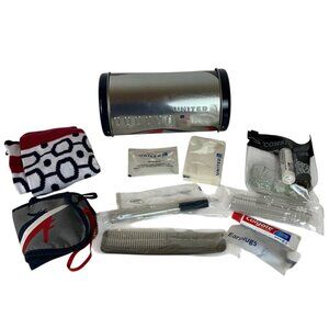 United Airlines Team USA Olympics 2016 Business Class Amenity Kit Metal Case